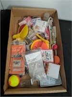 Box of fishing tackle