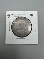 1893 Silver Columbian Expo Half Dollar