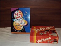 1982 Yatzee & 25 Words Games