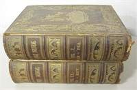 1800's 2 Volume Set - The Devotional Family Bible