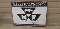Massey Ferguson metal sign modern 16x12.5"