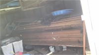 Very large pile barn wood, will need long trailer,