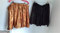 Two very fun party skirts. Both look to be