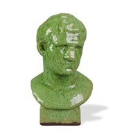 Pottery Bust of a Man Planter