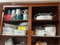 Multiple pcs of corningware & Coffee Mugs