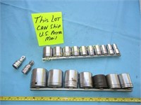 Snap-On & Proto 1/2" Drive Sockets