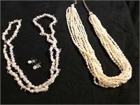 Lot OF Cultured Pearl Necklaces