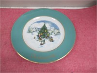 Avon Christmas Plate 1978
