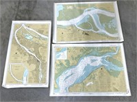 Topographic Maps Port Portland, Suisun Bay, Cook