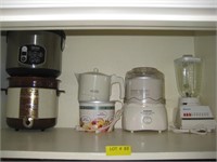 Shelf of Small Kitchen Appliances-Rice Cooker-