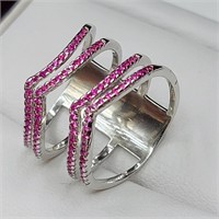 $300 Silver Ruby Ring