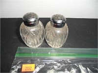 Victorian Glass Salt and Pepper Shakers