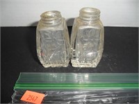 Victorian Glass Salt and Pepper Shakers