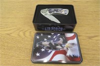 New Air Force Pocket Knife in Tin