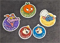 Disney Passholder Magnets Chip Dale Figment Orange