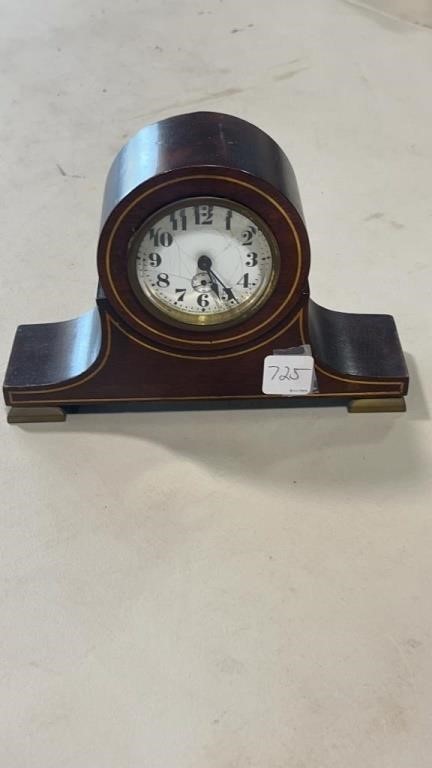 Small Waterbury Inlaid Clock