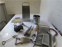 Kitchen Utensils Iron Match Safe, Graters, Sifter,