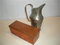 Copper Pitcher & Box