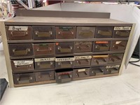 Metal Storage/Organizer Drawers, approx 27in x
