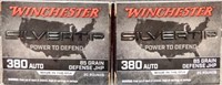 (40) Rounds .380 AUTO Winchester Ammunition