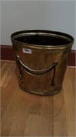 Brass trash can