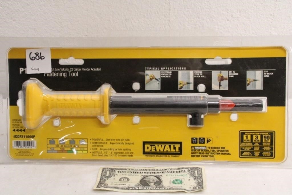 NIP DEWALT FASTENING TOOL P1000