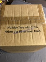 HOLIDAY TREE W/ TRAIN, IN BOX