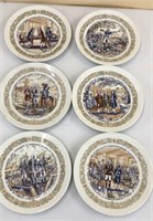 6 Limoges Collector Plates