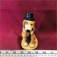 1979 Handpainted Stoneware Dog Figurine
