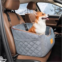 Dog Car Seat for Small Medium Dogs, (Gray)