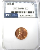 1961-D Cent MS67 RD LISTS $650