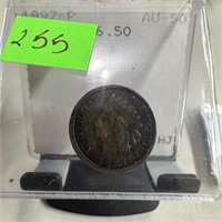 1897 INDIAN HEAD PENNY CENT  BETTER