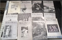 14 Antique Better Photos Magazines 1913, 14 & 15