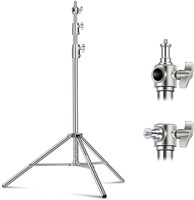 $71 102" Stainless Steel Light Stand