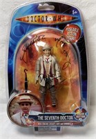 Doctor who signed autograph Sylvester McCoy Toy