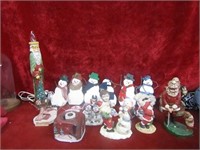 Snowman Christmas décor.