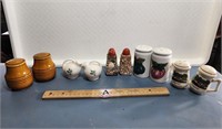 Assortment of Vintage Salt & Pepper Shakers