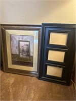 Framed wall art and frame