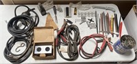 Sawblades, jumper cables, 2 cycle oil, & more