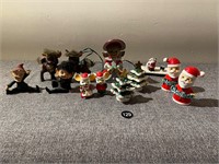 Vintage Ceramic Christmas Decor Lot