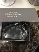 MATS JONASSON CRYSTAL BABY SEAL SWEDEN