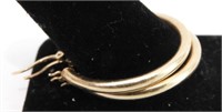 Lot #5003 - Pair of marked 14kt gold ladies
