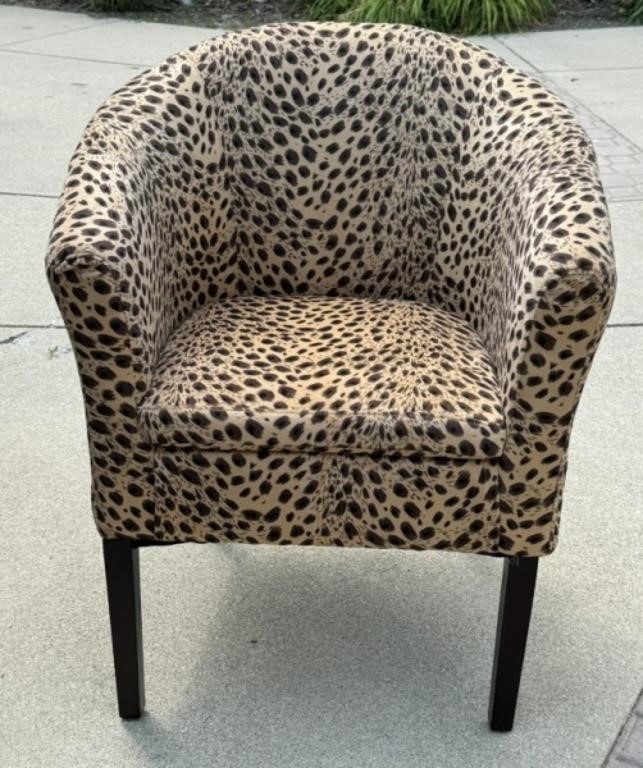 Leopard Print Chair