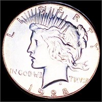 1928 Silver Peace Dollar UNCIRCULATED