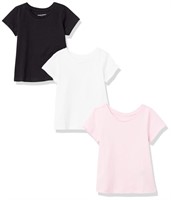 Essentials Girls' Short-Sleeve T-Shirt Tops (Prev