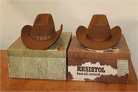 Resistol Cowboy Hats (Lot of 2)