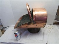 Nice copper ash bucket