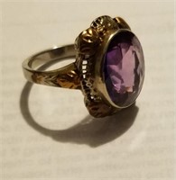 Vintage Purple Stone Ring