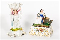 Two 19th C. Old Paris Porcelain Figures