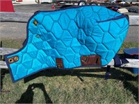 BLUE QUILTED FOAL BLANKET (BIG D BRAND)